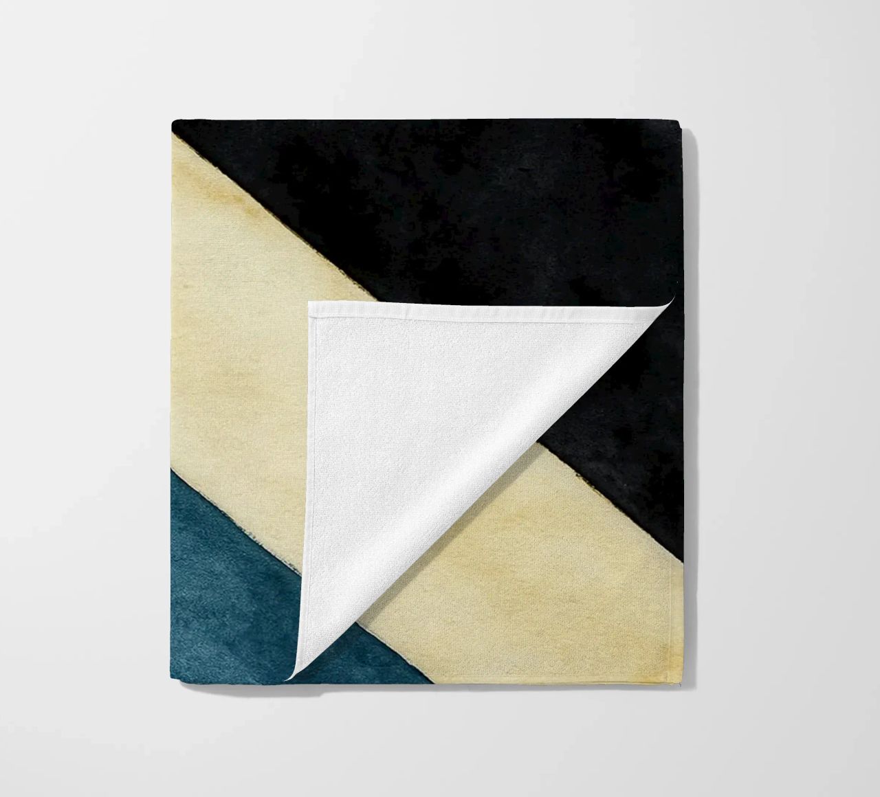 abstract geometric simple line beach towel by arkhanz