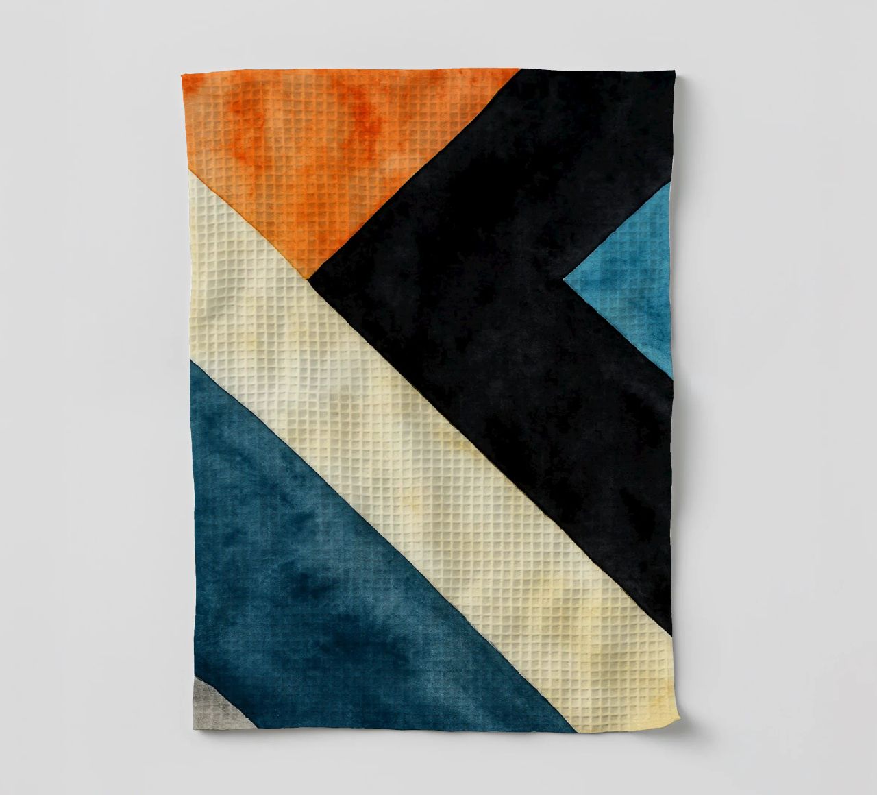 abstract geometric simple line tea towel by arkhanz