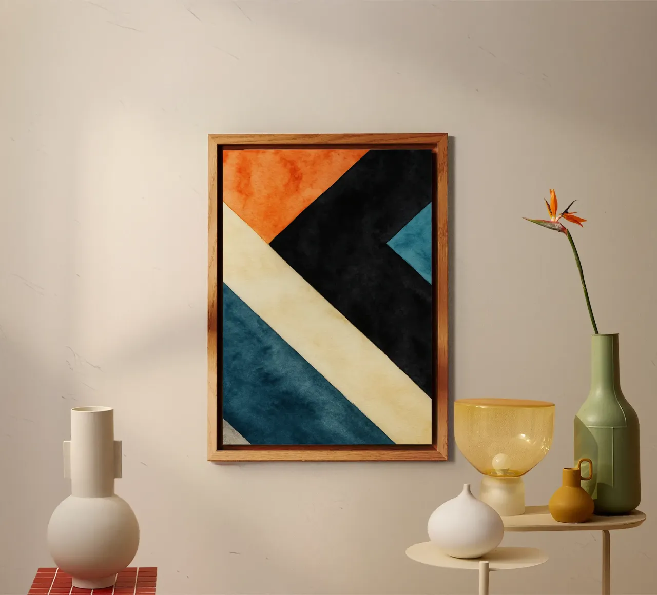 linea astratta geometrica semplice alluminio dibond da arkhanz