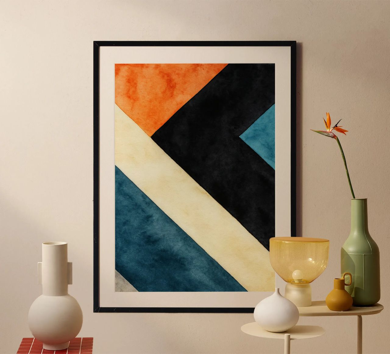abstract geometric simple line hahnemühle by arkhanz