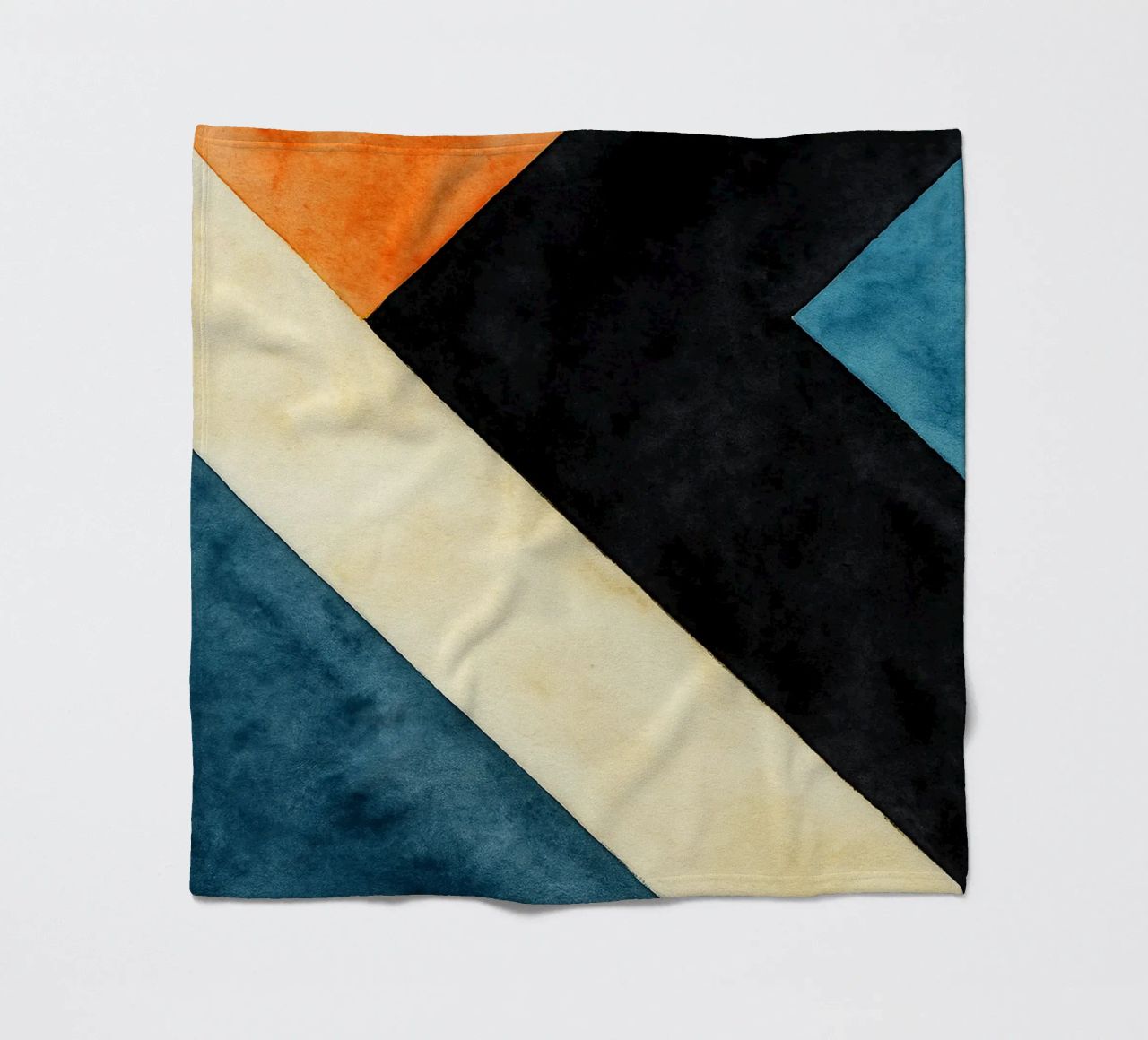 abstract geometric simple line fleece blanket by arkhanz