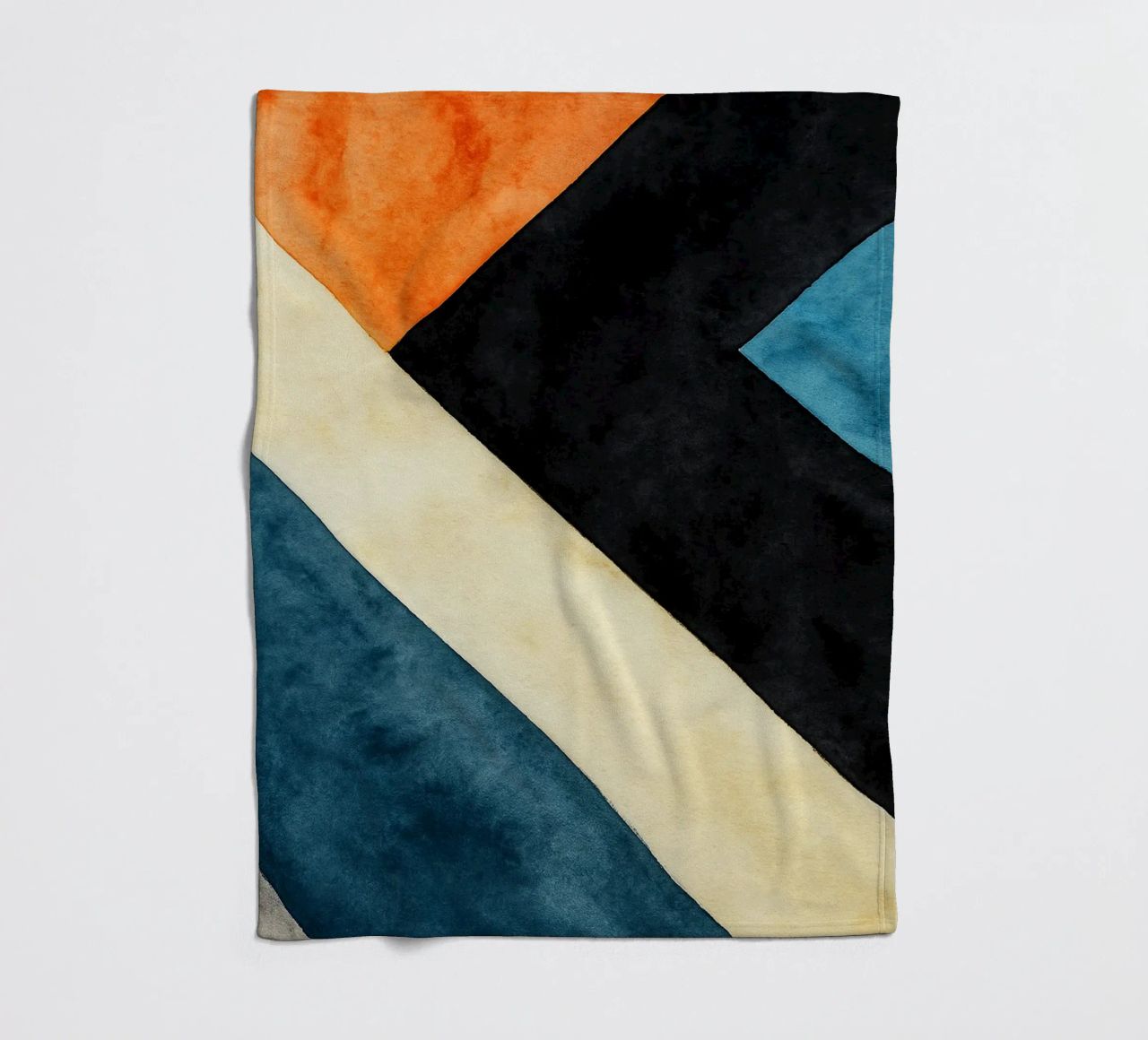abstract geometric simple line fleece blanket by arkhanz