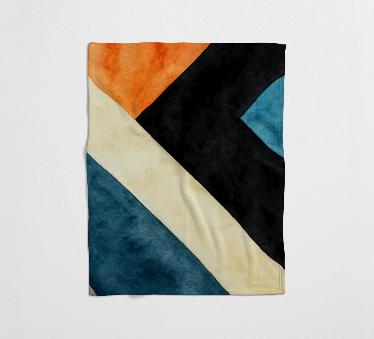 abstract geometric simple line fleece blanket by arkhanz
