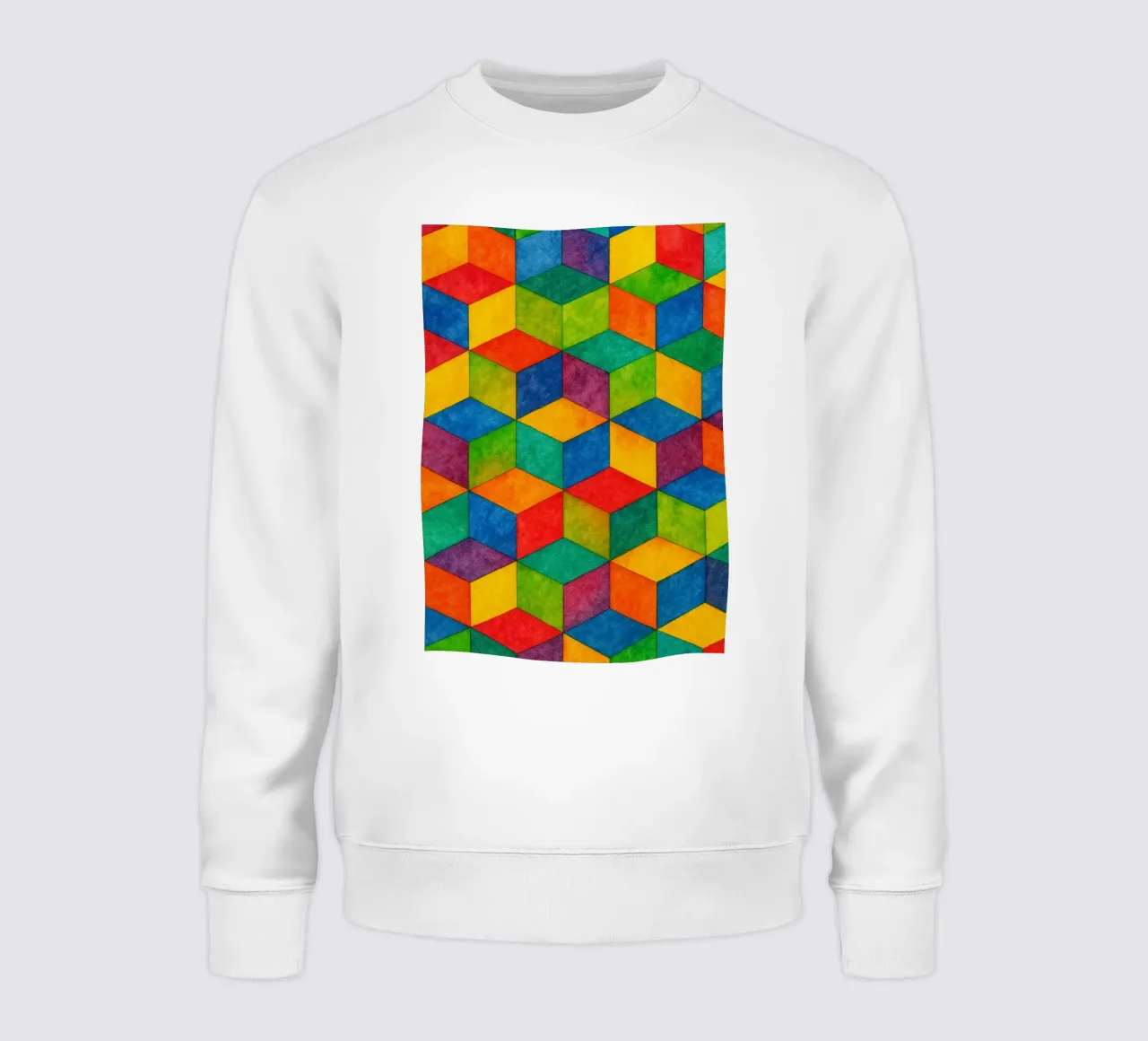 linea geometrica astratta esagonale piccola felpa da arkhanz