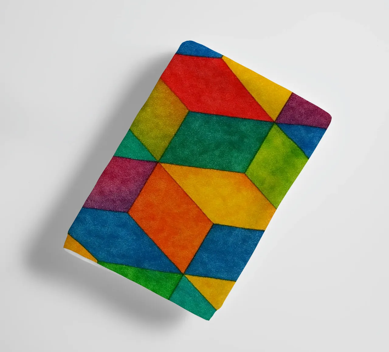 abstrakte geometrische kleine sechseckige Linie Handtuch von arkhanz