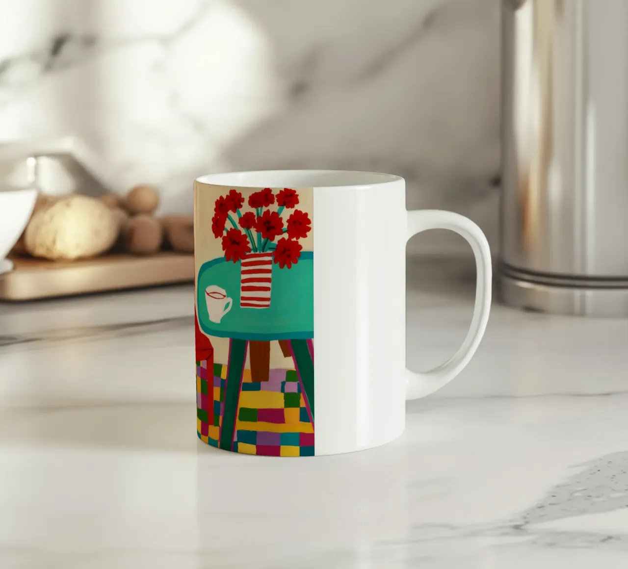 Sedia a scacchi Harmony tazza in ceramica da Tiga Bersama