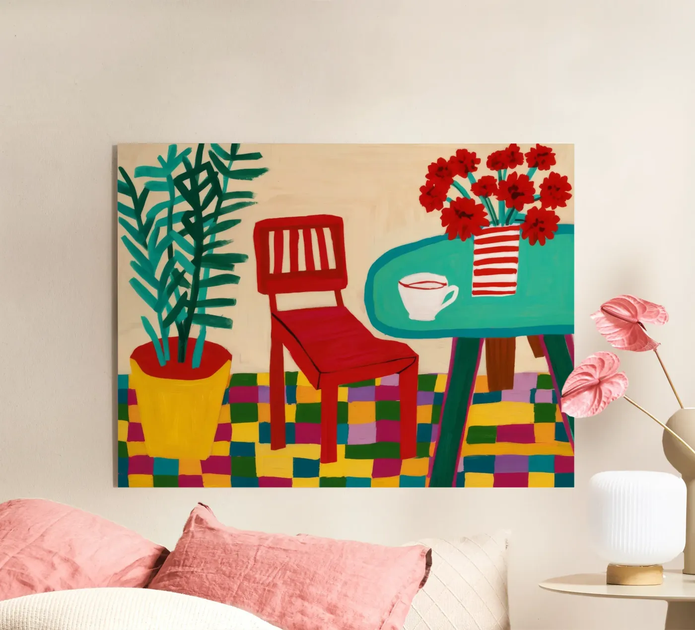 Sedia a scacchi Harmony plexiglass da Tiga Bersama