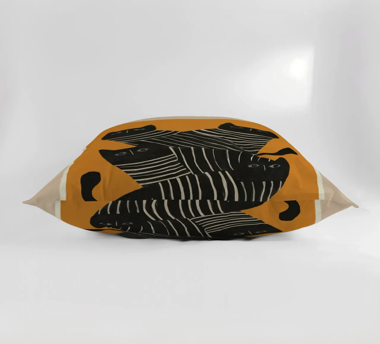 Abstract Black Cats cuscino da cityart