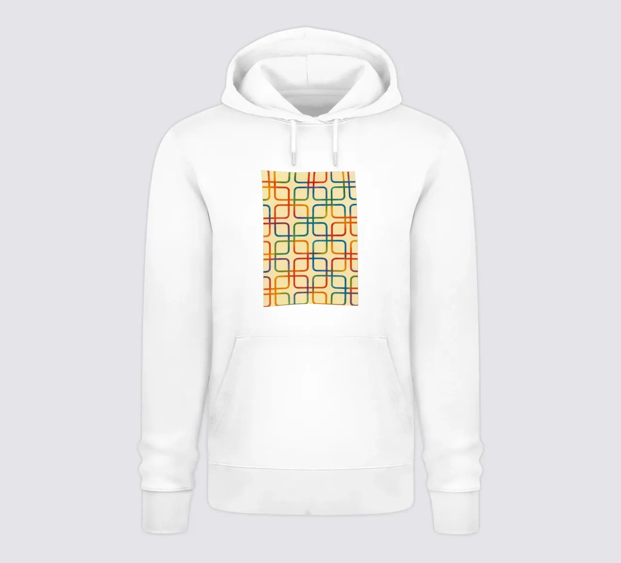 abstract geometric square colorfull line hoodie by arkhanz