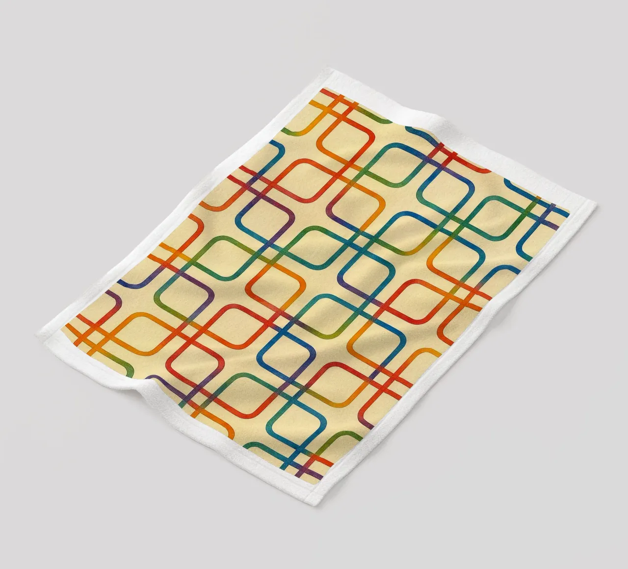 linea geometrica astratta quadrata colorfull coperta in pile da arkhanz