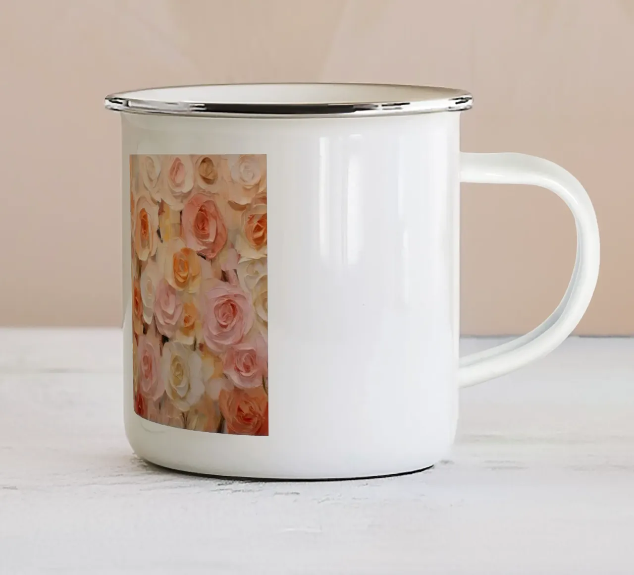 Arte da parete di Imagine tazza in smalto da Imagine