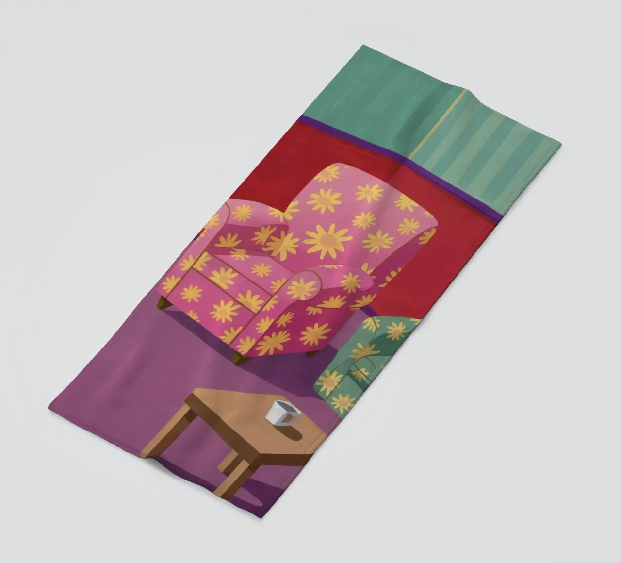 Salotto Patchwork Pastello telo mare da Tiga Bersama