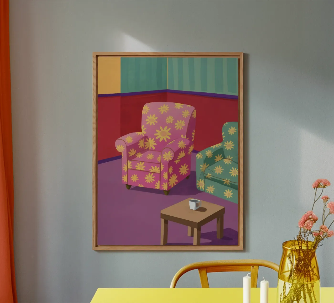 Pastel Patchwork Parlor forex plate by Tiga Bersama