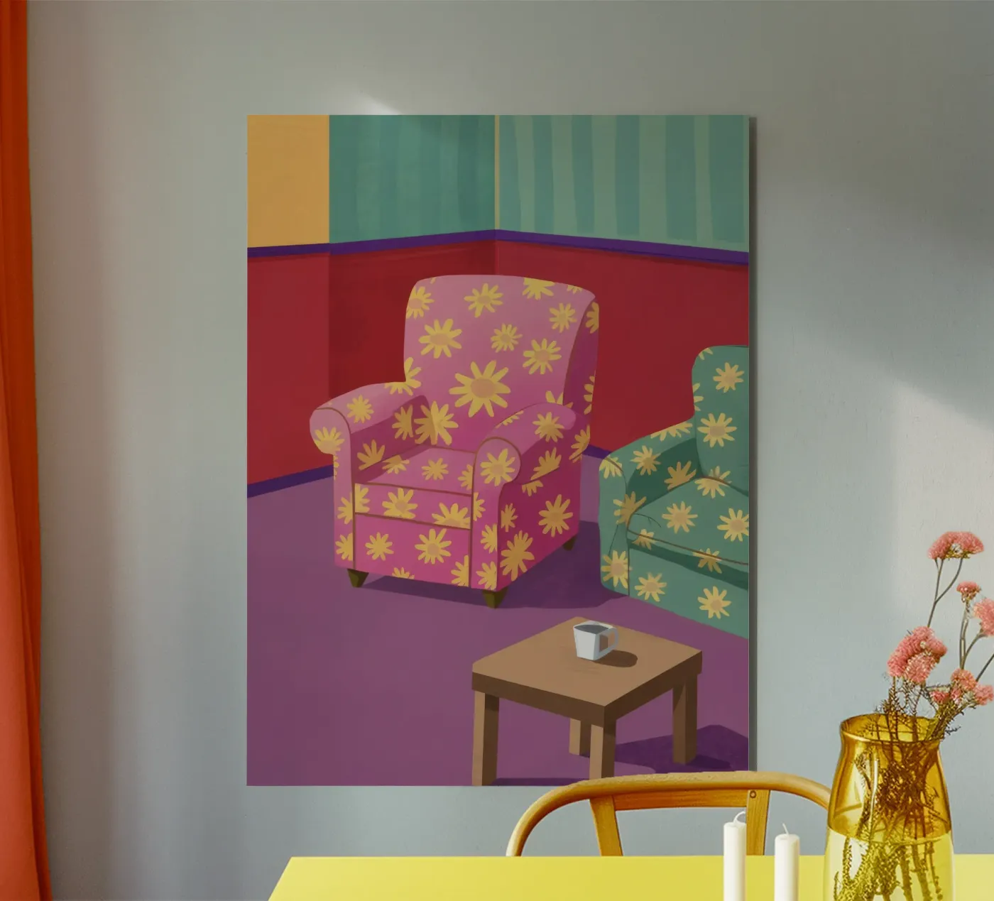 Pastel Patchwork Parlor forex plate by Tiga Bersama