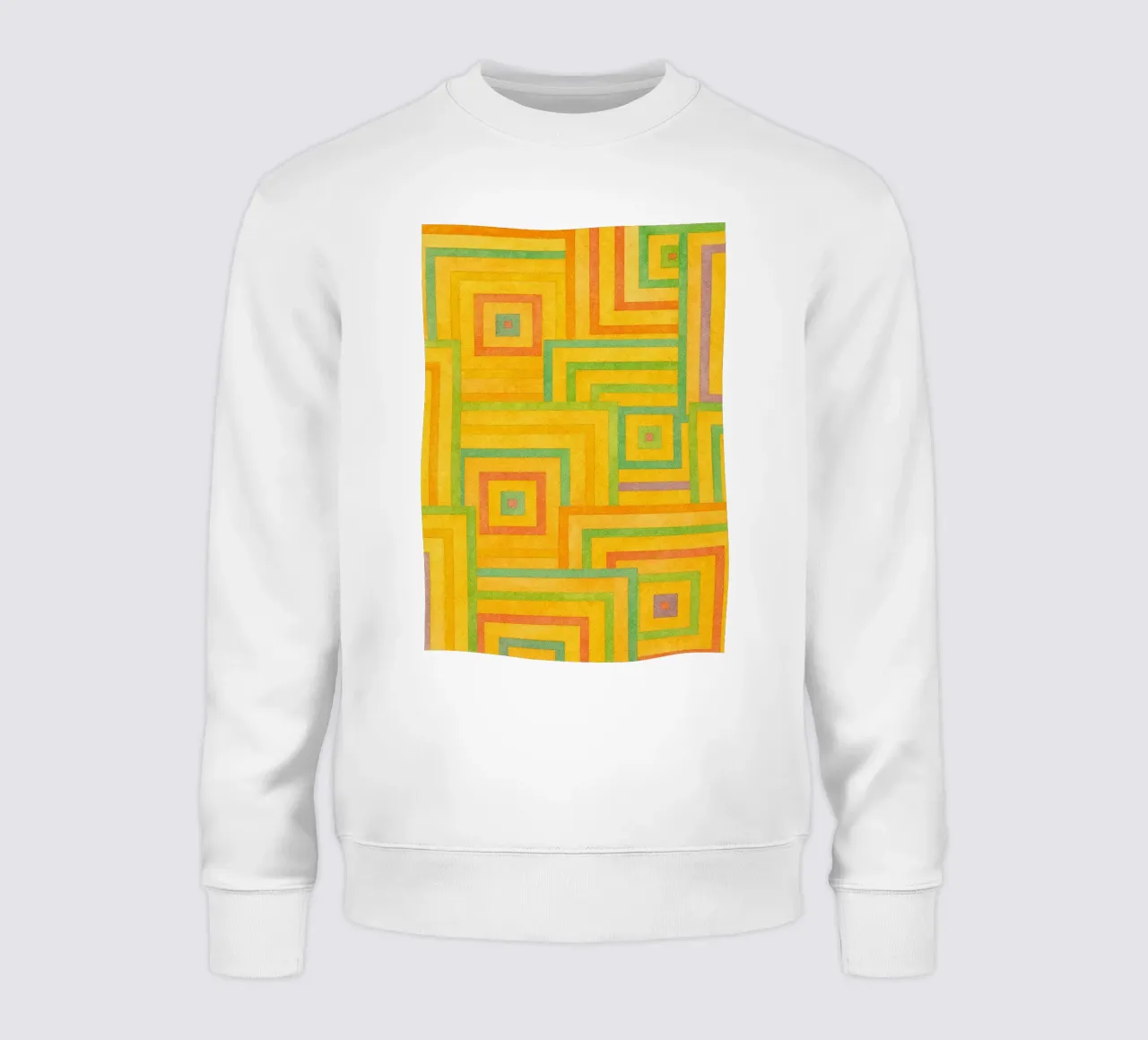 linea geometrica astratta quadrata felpa da arkhanz