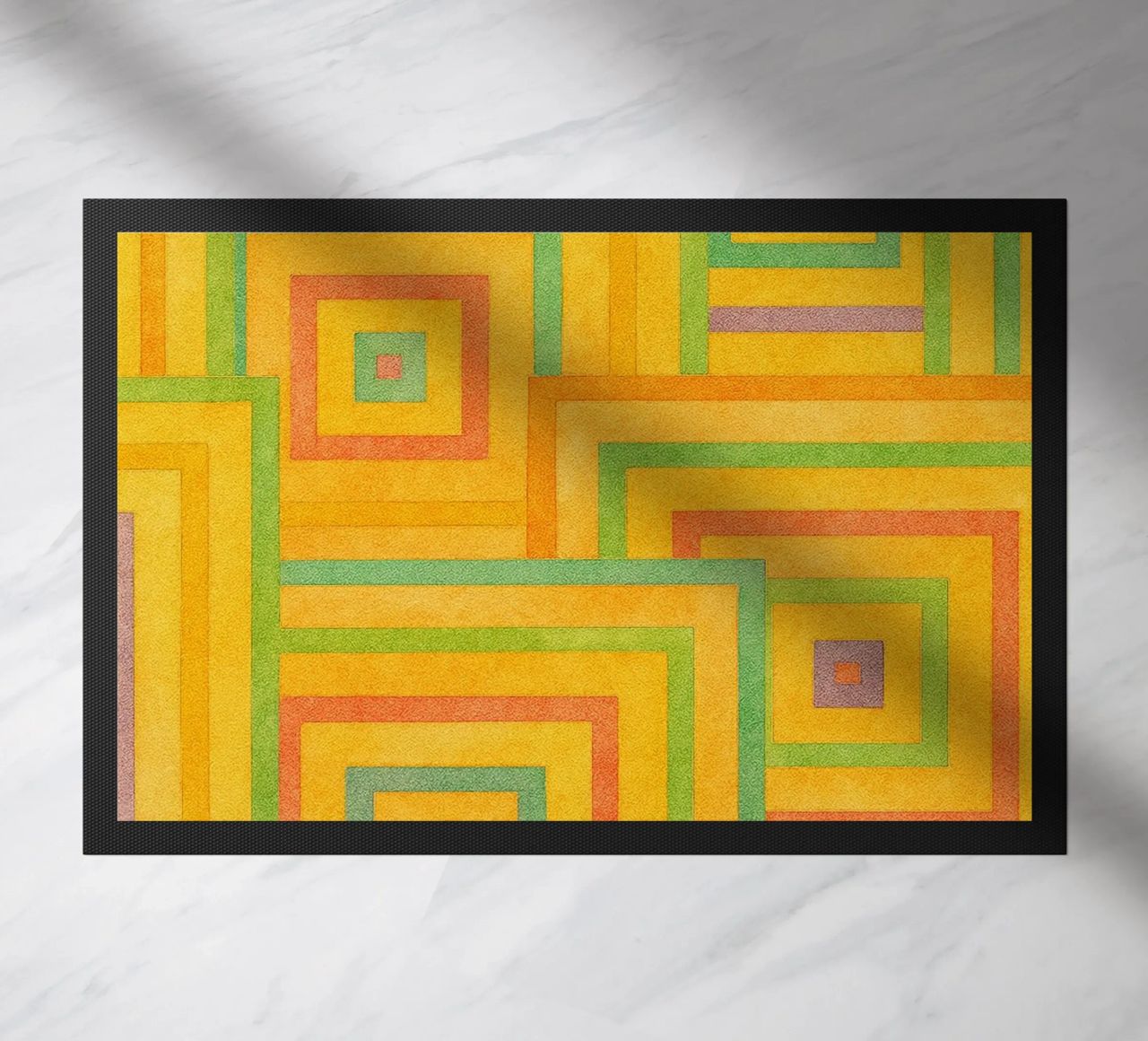 linea geometrica astratta quadrata zerbino da arkhanz