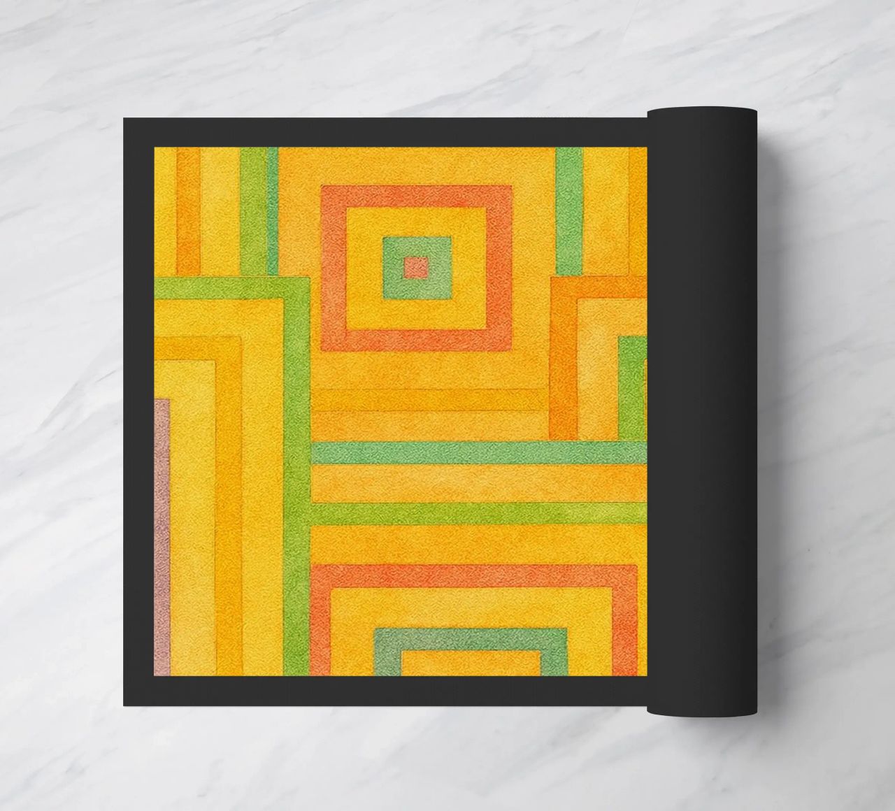 linea geometrica astratta quadrata zerbino da arkhanz