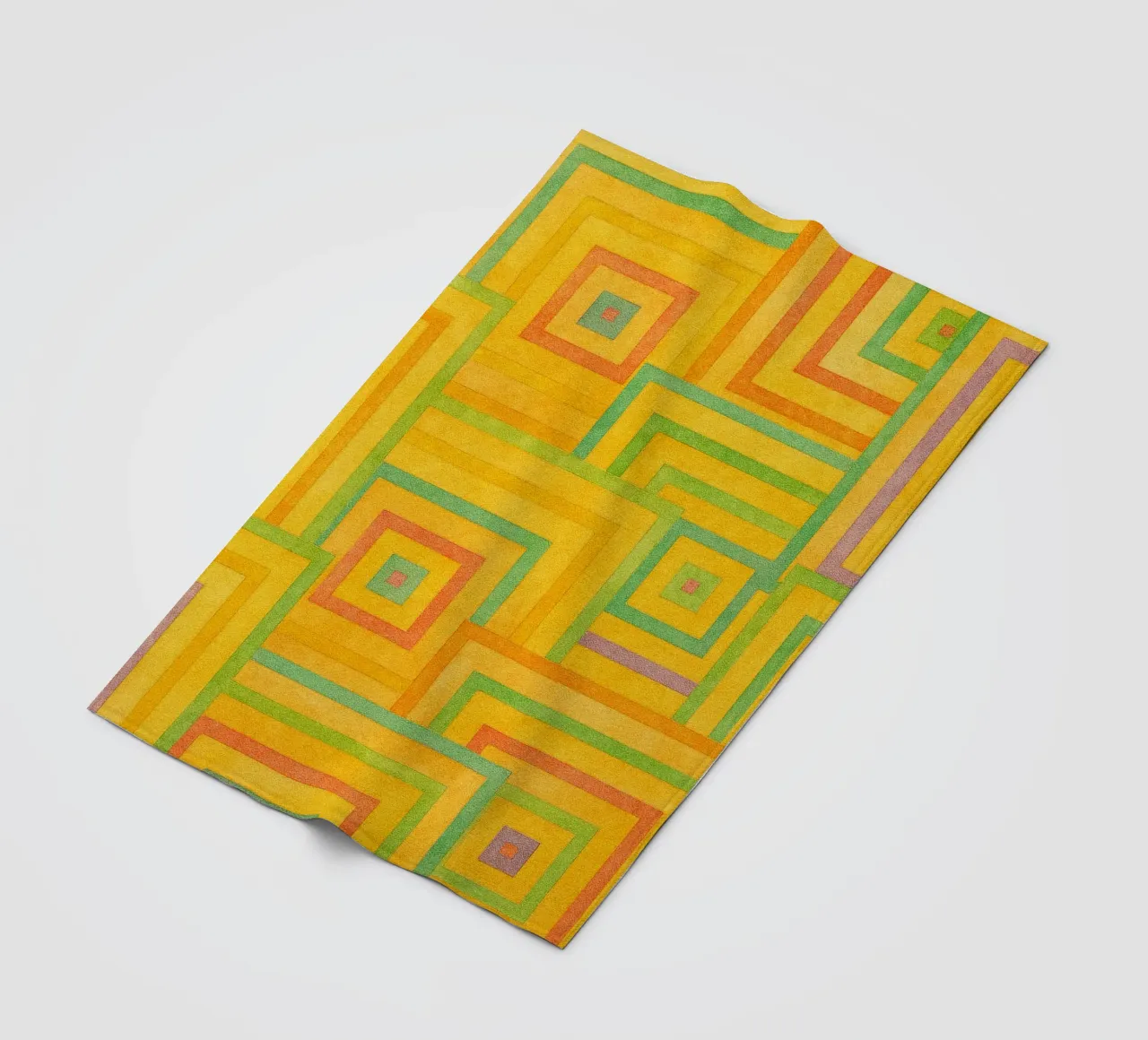 linea geometrica astratta quadrata coperta in pile da arkhanz