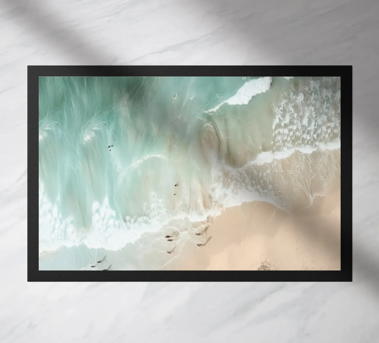Soft Coastal Beach Scene zerbino da Nadjaa