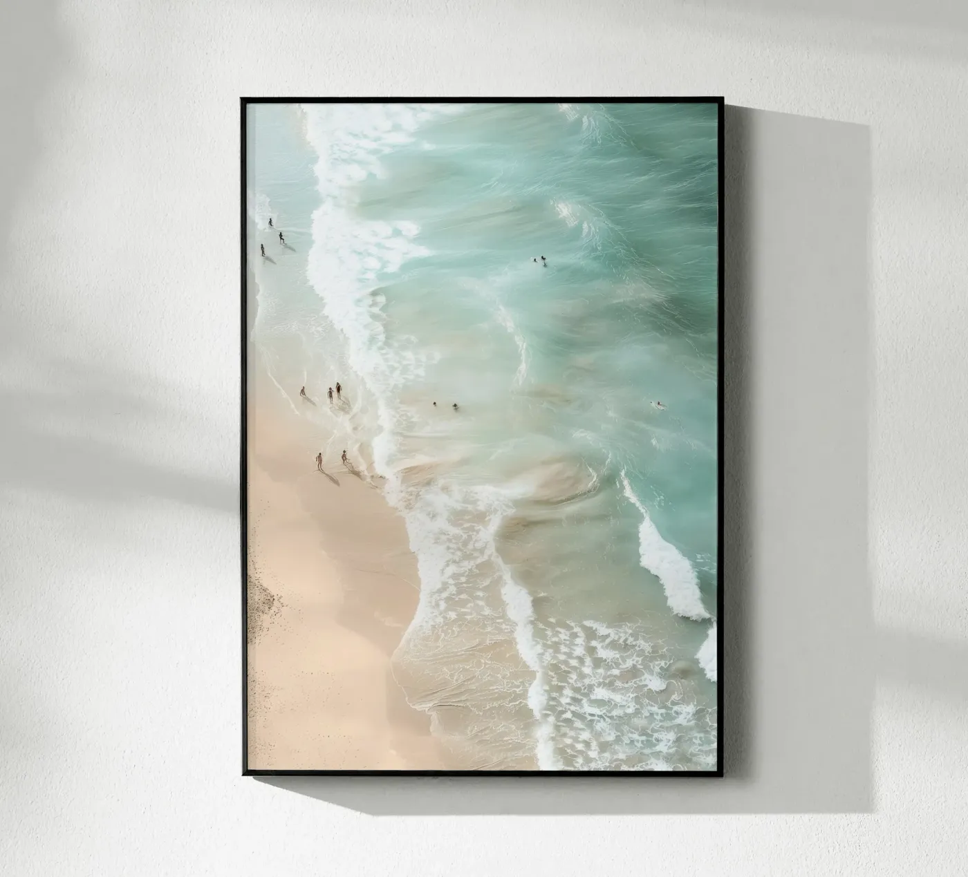 Soft Coastal Beach Scene plexiglass da Nadjaa