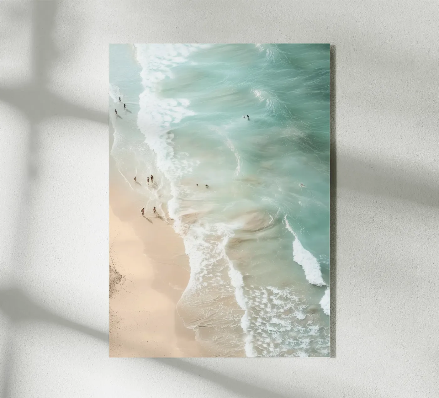Soft Coastal Beach Scene plexiglass da Nadjaa