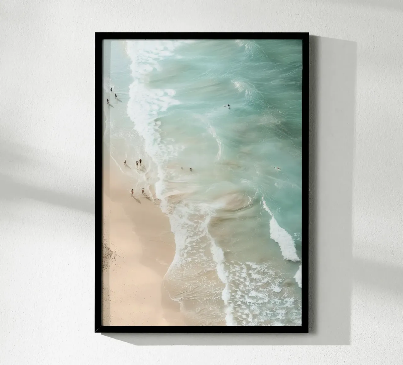 Soft Coastal Beach Scene carta hahnemühle da Nadjaa