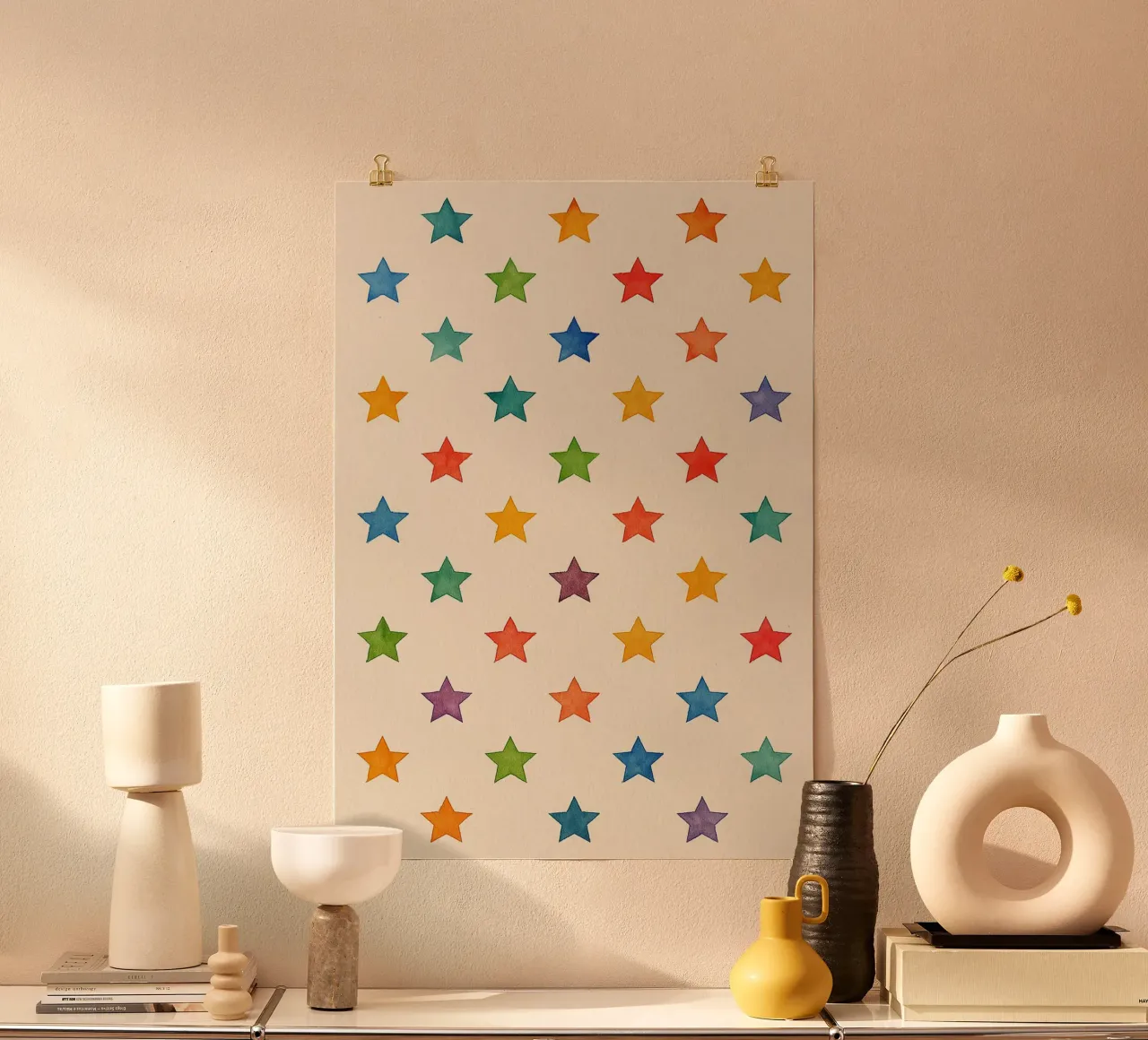 linea astratta geometrica a stella carta hahnemühle da arkhanz