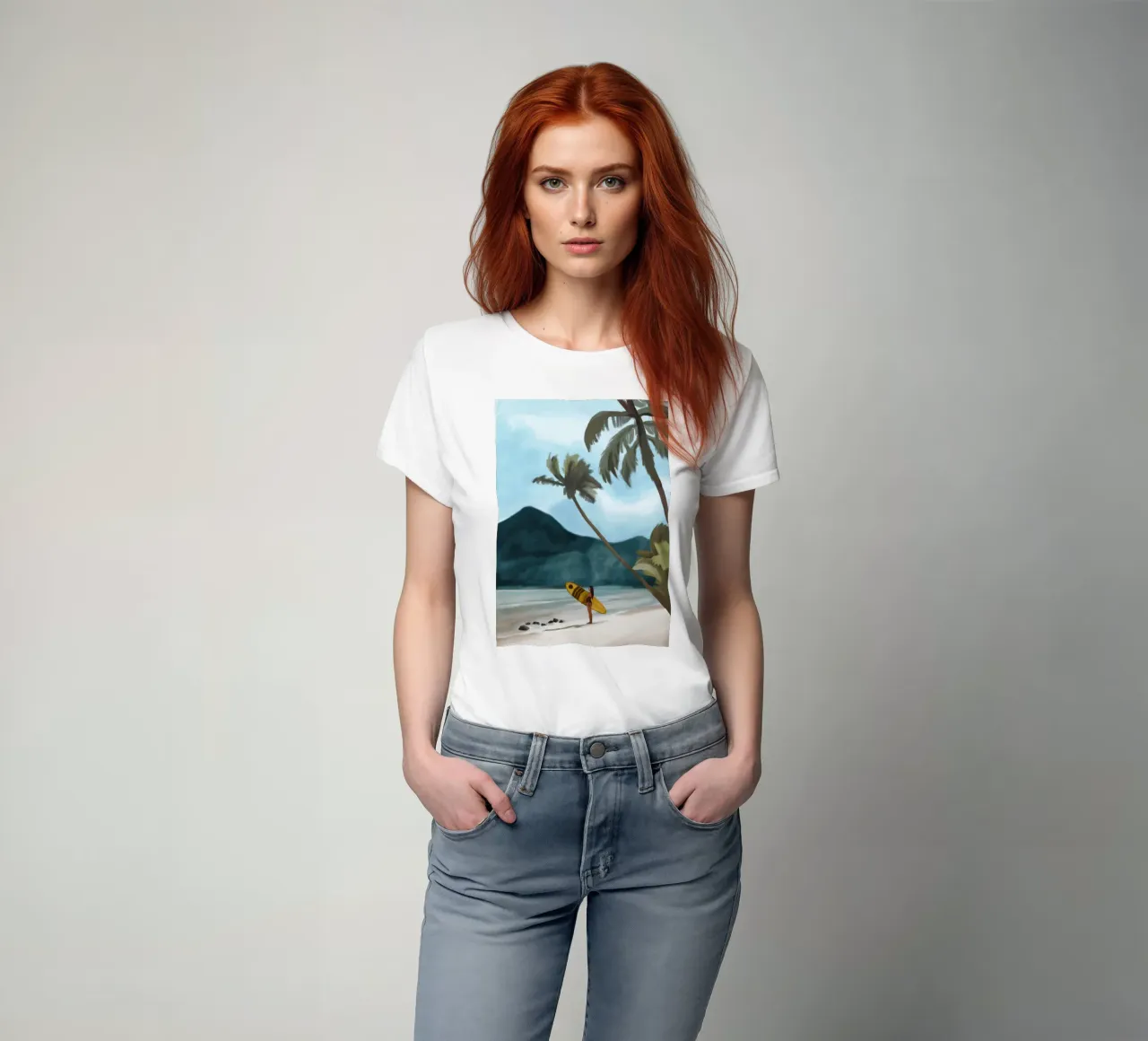 Wachten op de golven t-shirt van Verse