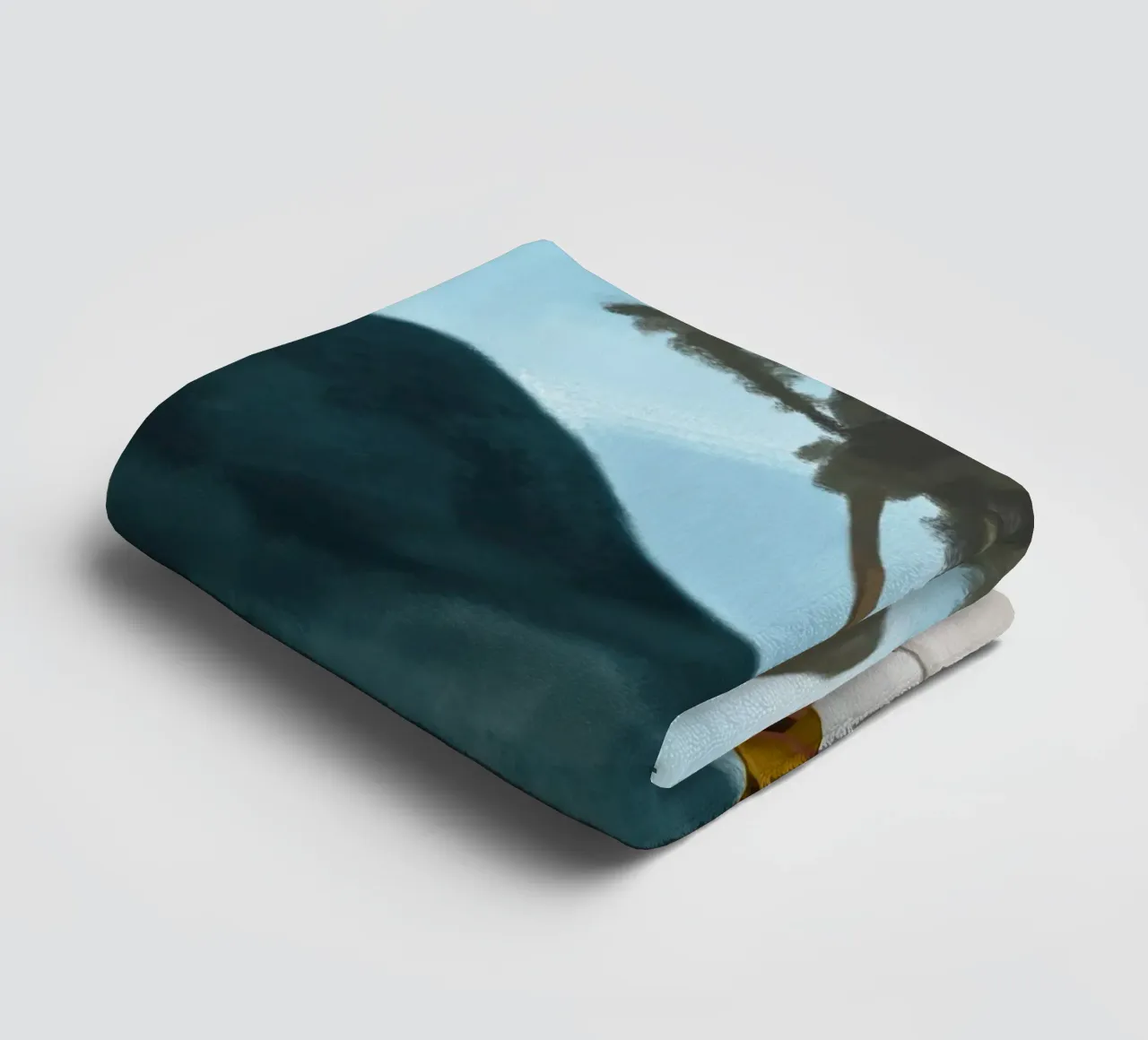 Wachten op de golven badhanddoek van Verse