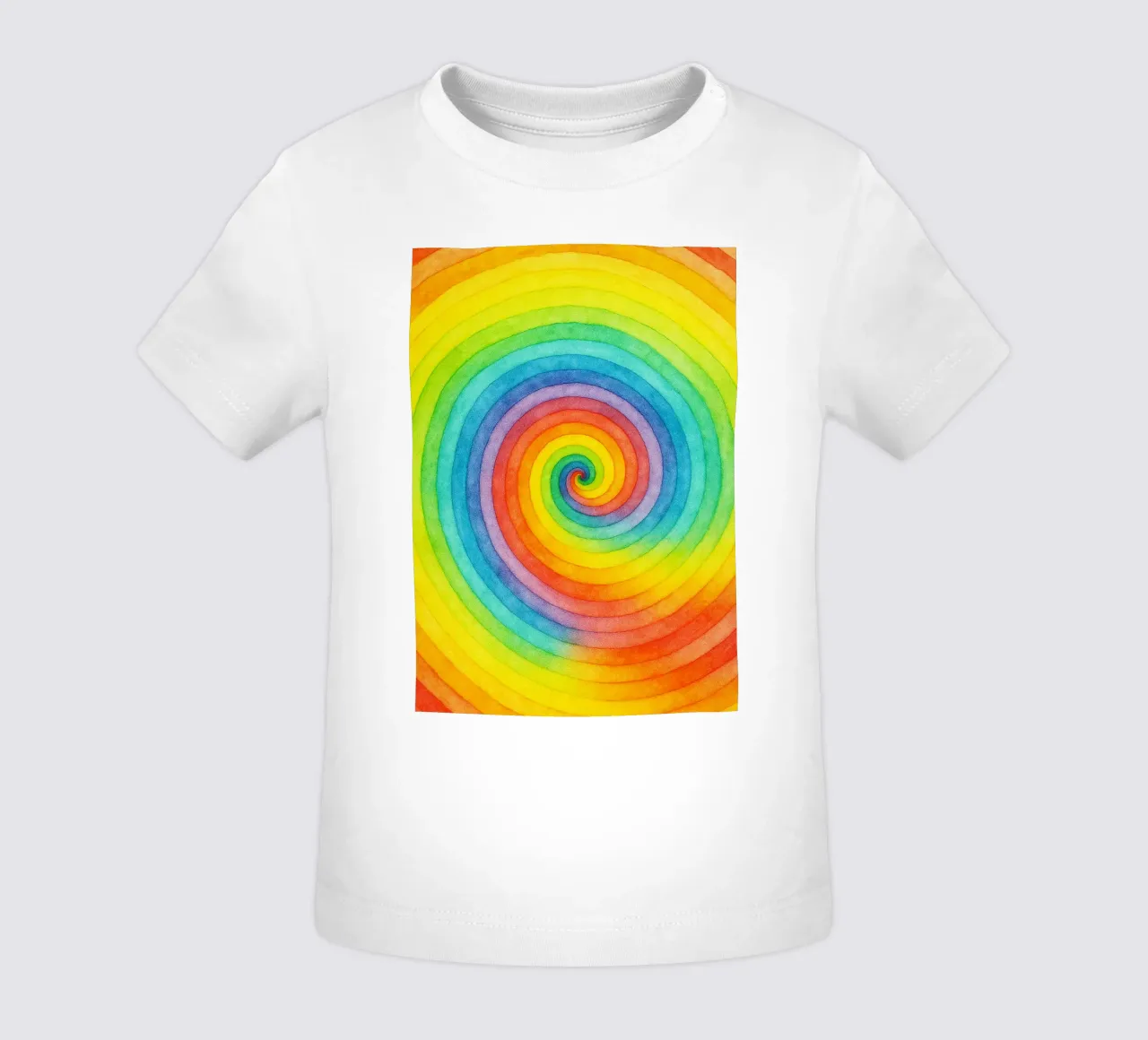 linea geometrica astratta a vortice maglietta neonato da arkhanz