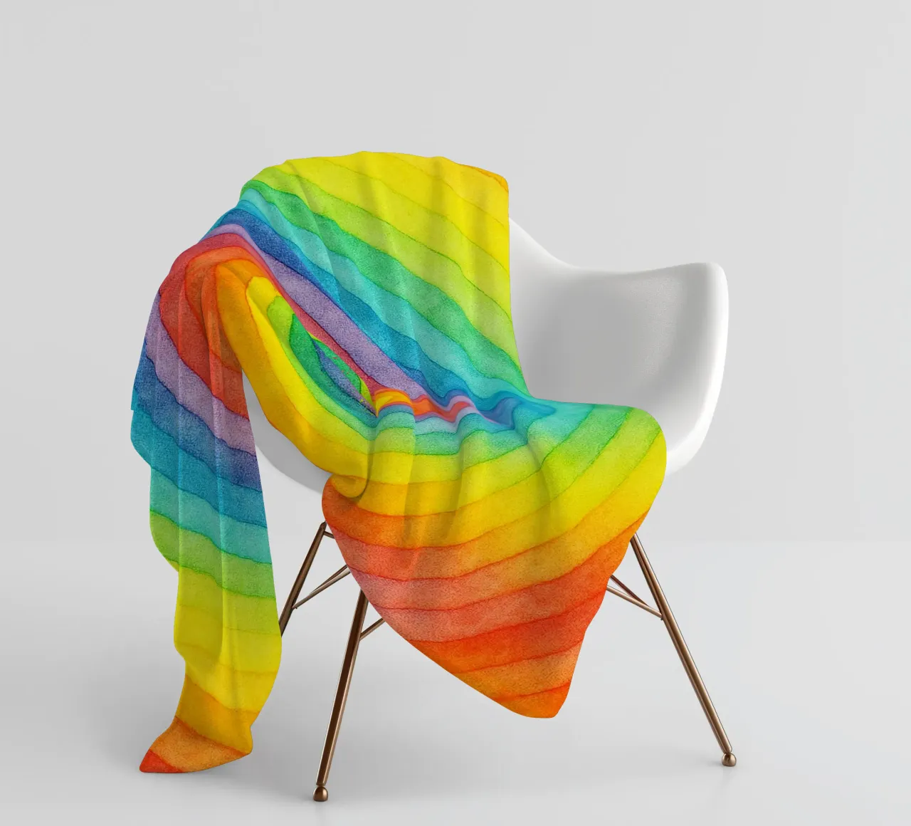 linea geometrica astratta a vortice coperta in pile da arkhanz