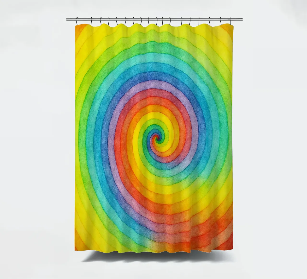linea geometrica astratta a vortice tenda da doccia da arkhanz