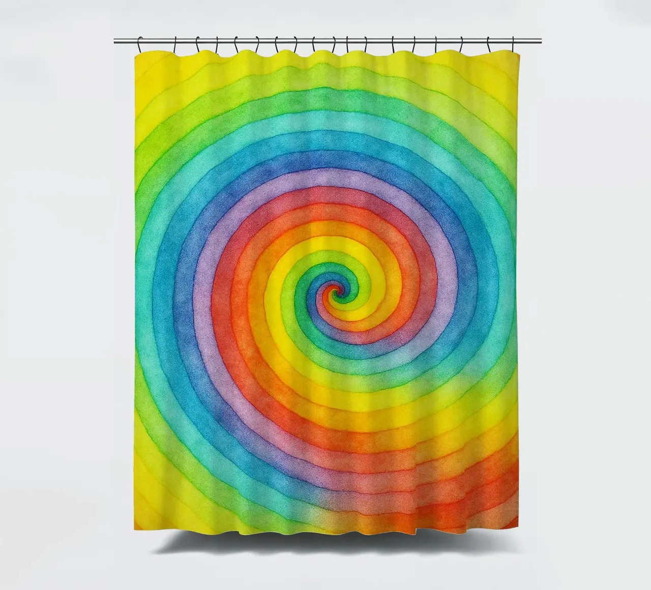 linea geometrica astratta a vortice tenda da doccia da arkhanz
