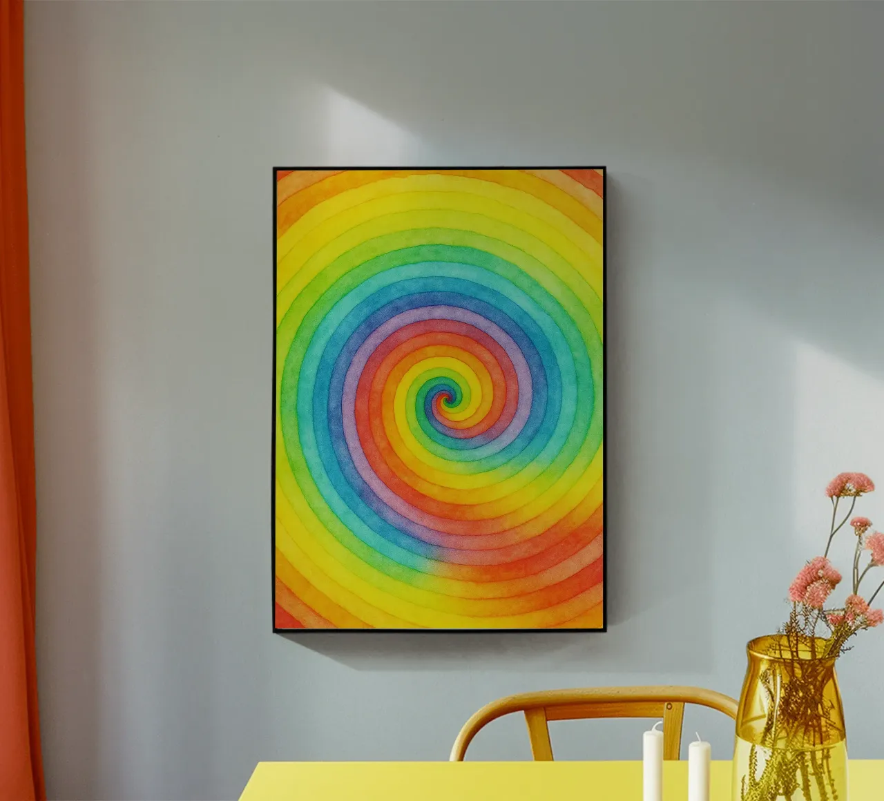 linea geometrica astratta a vortice plexiglass da arkhanz