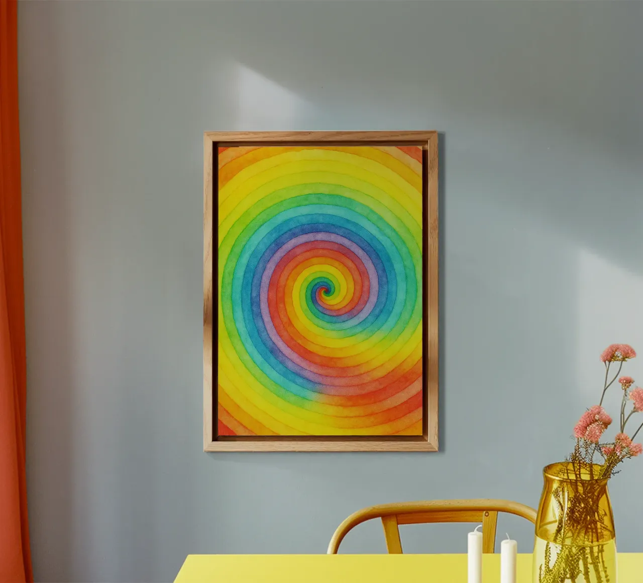 linea geometrica astratta a vortice alluminio dibond da arkhanz