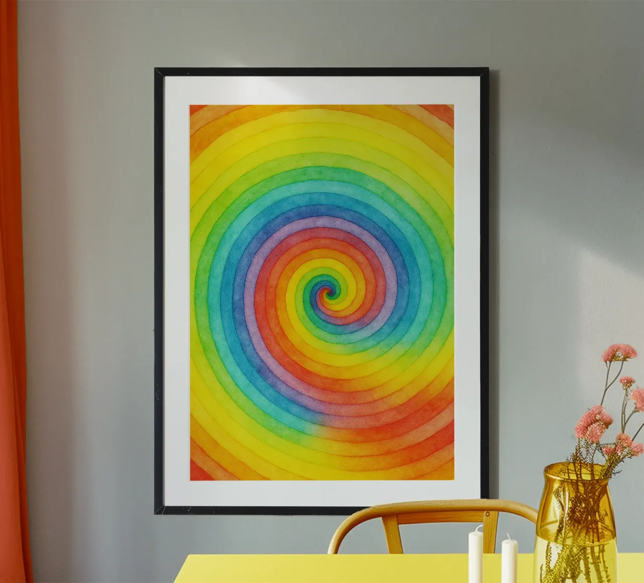 linea geometrica astratta a vortice carta hahnemühle da arkhanz