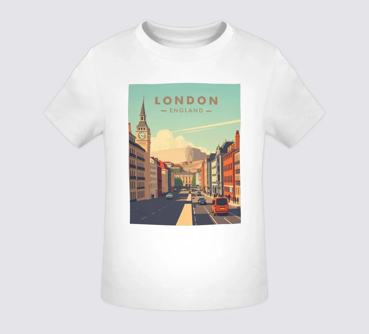 La vue de Londres t-shirt pour bébé de HicksShop