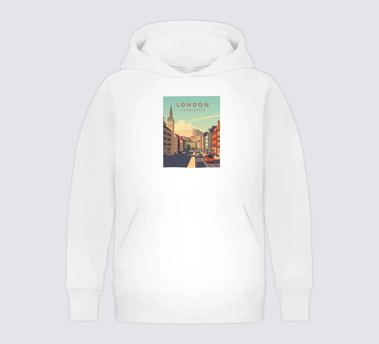 La vue de Londres sweat à capuche enfant de HicksShop