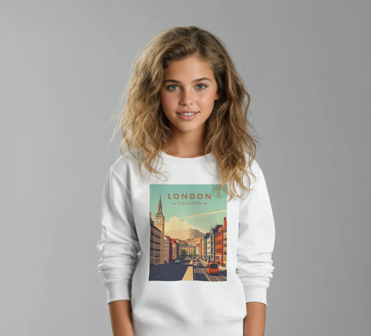 The View of London kids sweatshirt by HicksShop