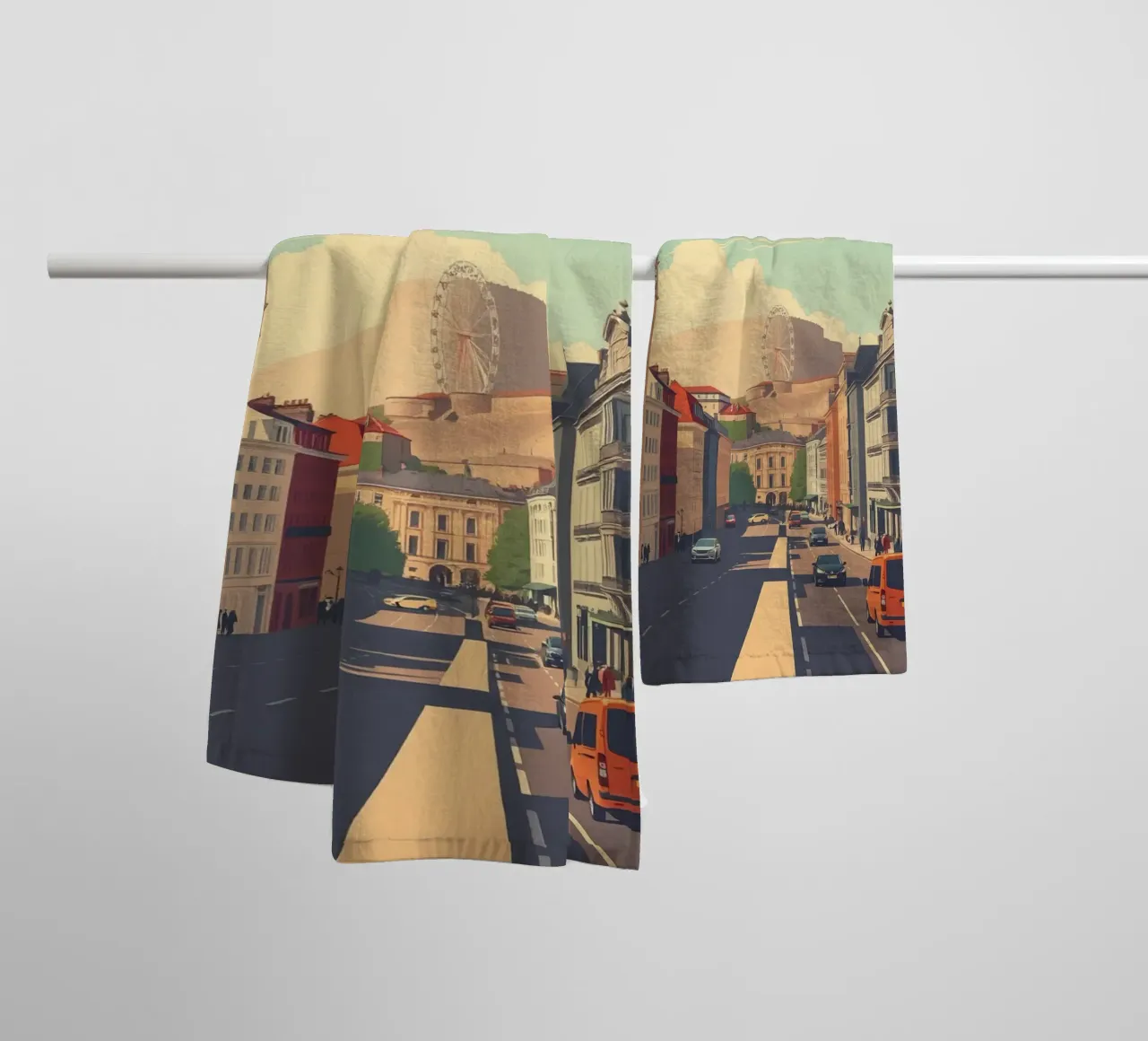 La vue de Londres serviette de bain de HicksShop