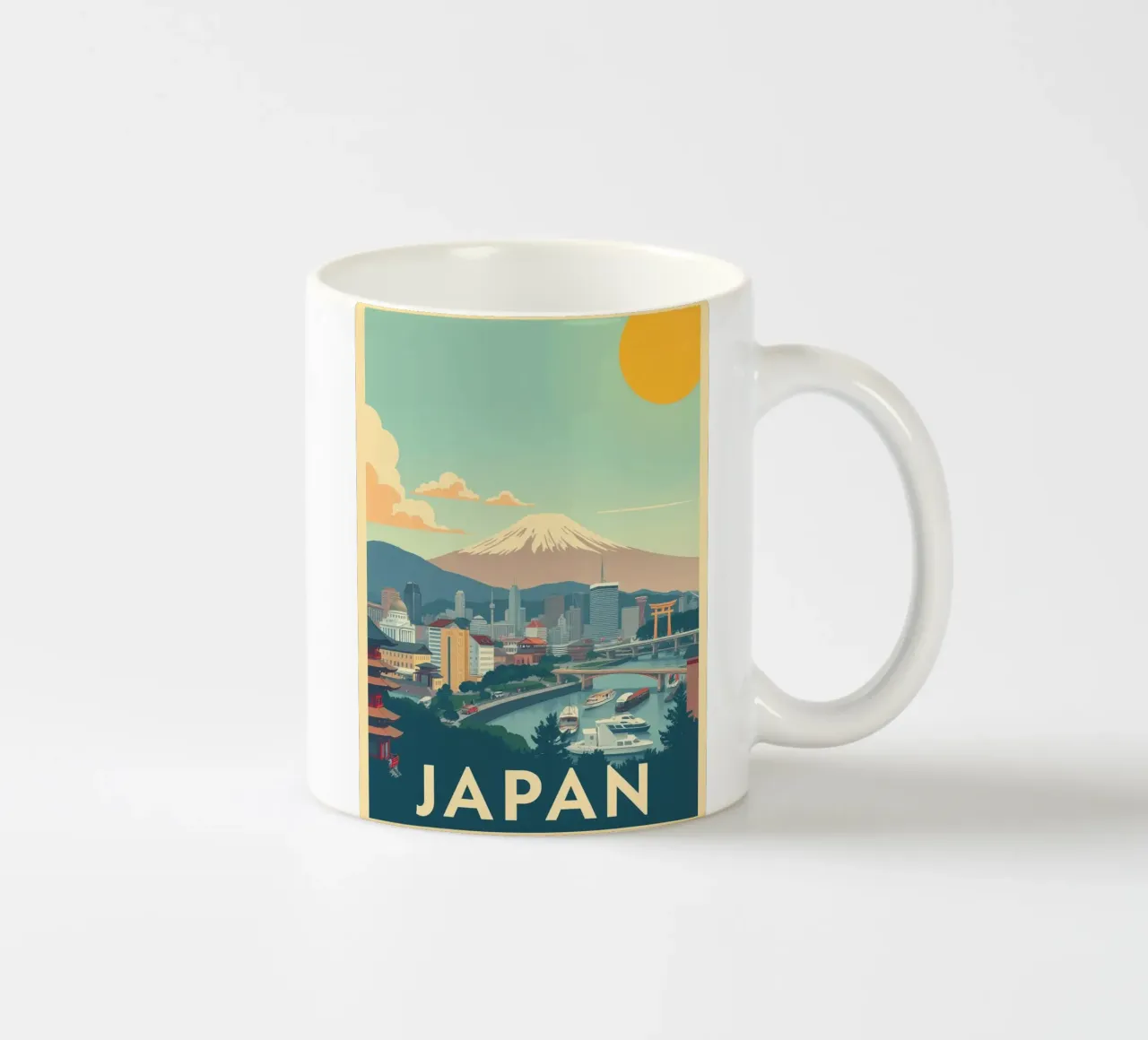 Giappone Viaggio d'epoca tazza in ceramica da HicksShop