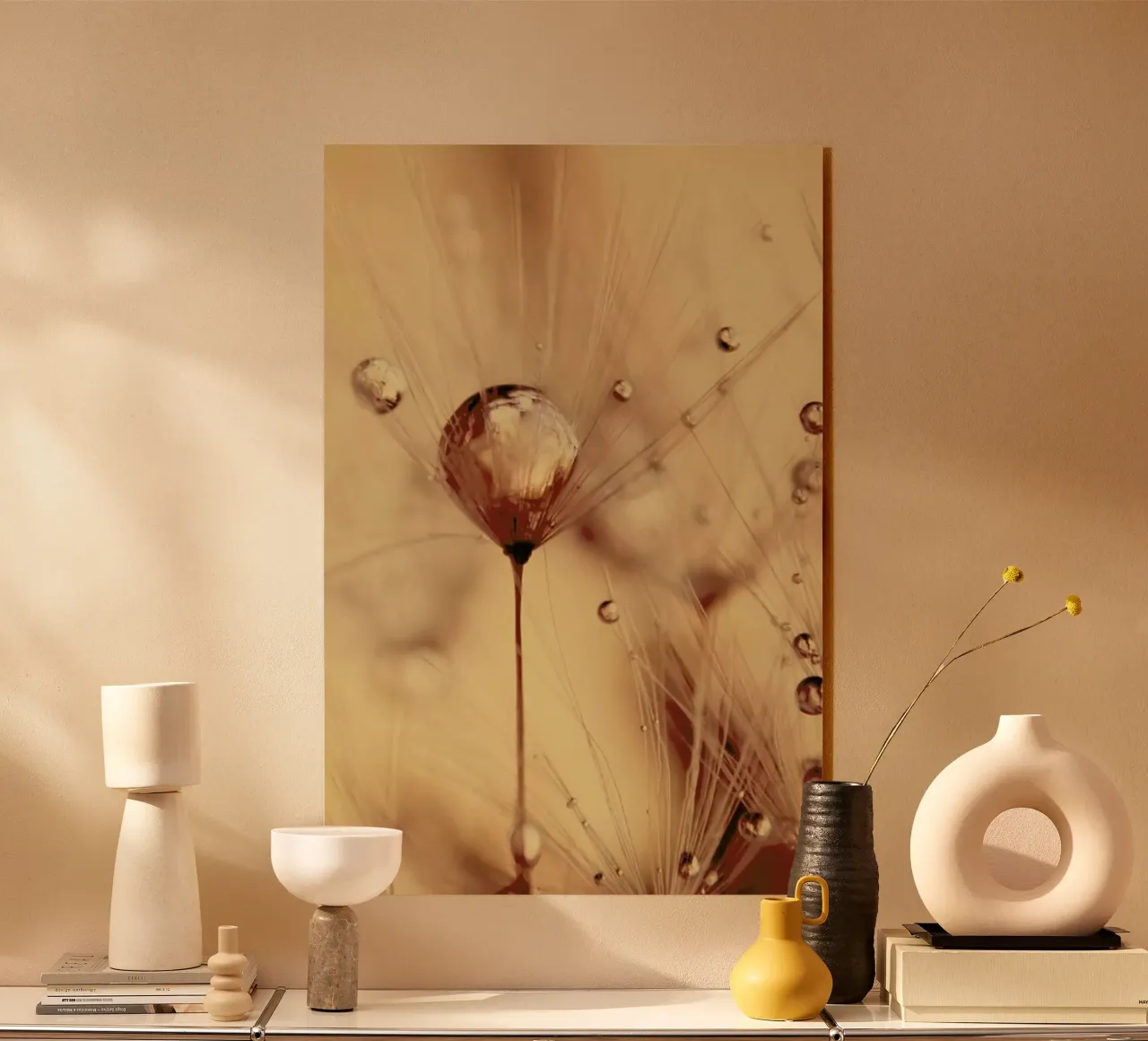a touch of gold plexiglass da Ingrid Beddoes