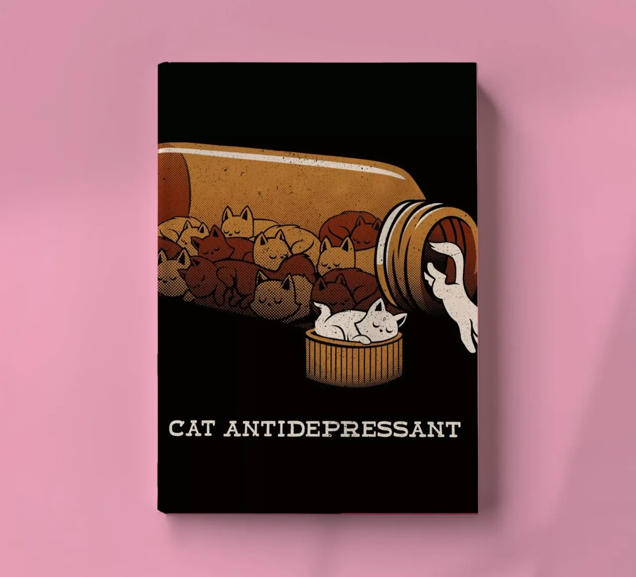 Cat Antidepressant notebook by Tobe Fonseca