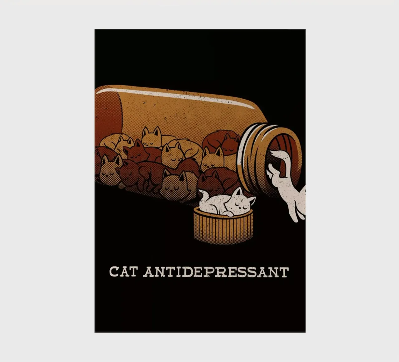Cat Antidepressant notebook by Tobe Fonseca