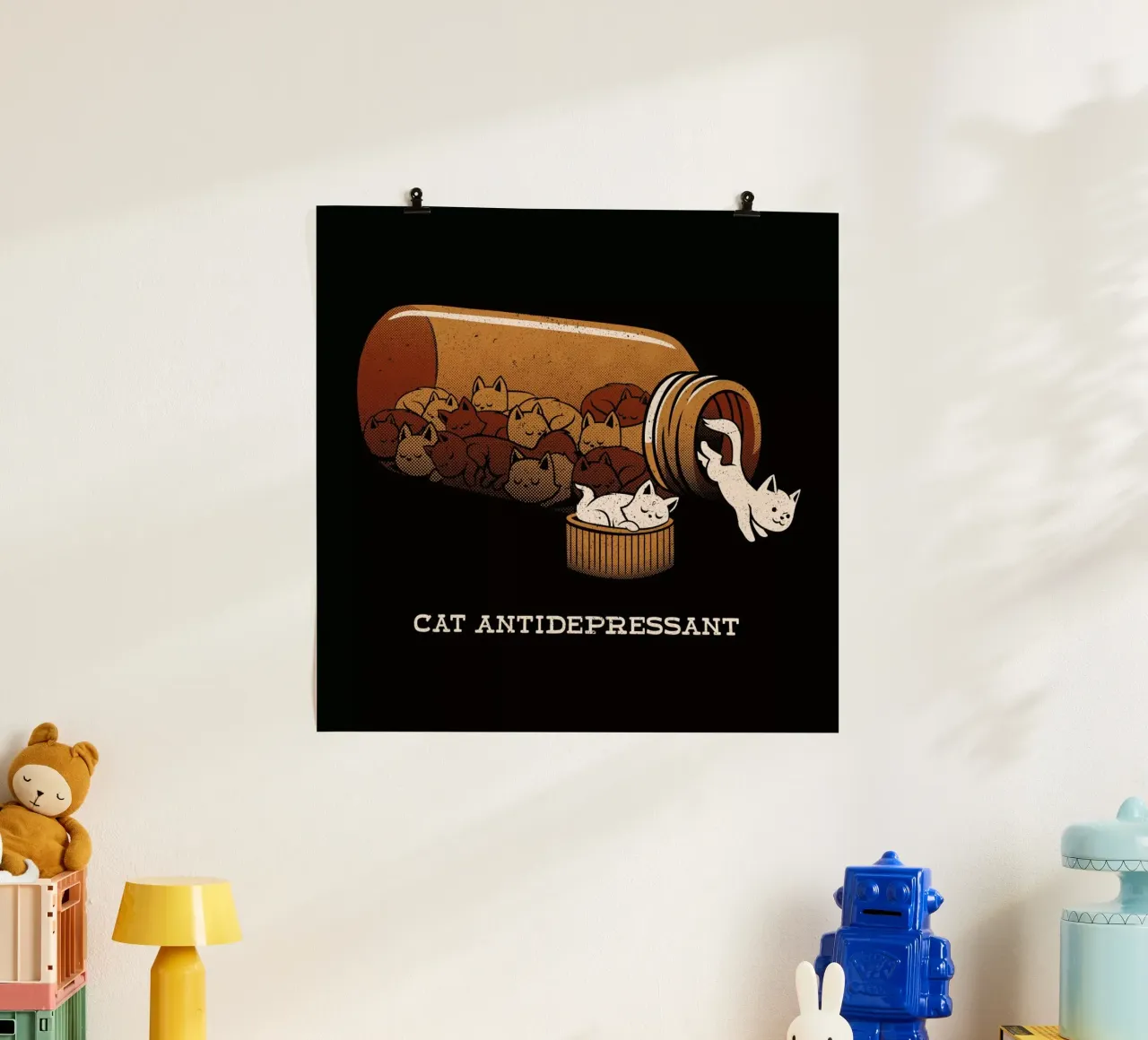 Cat Antidepressant poster da Tobe Fonseca