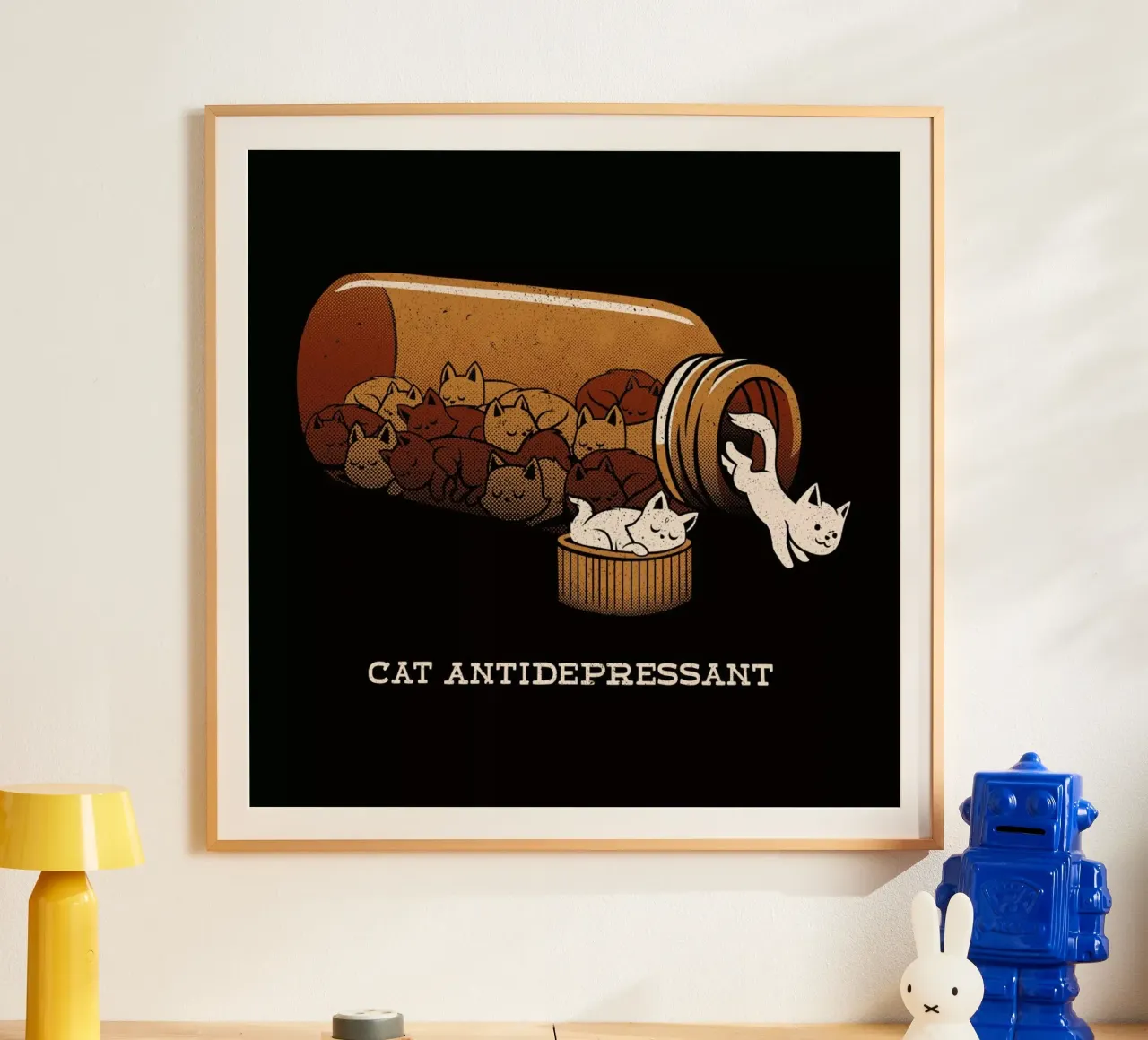 Cat Antidepressant poster da Tobe Fonseca
