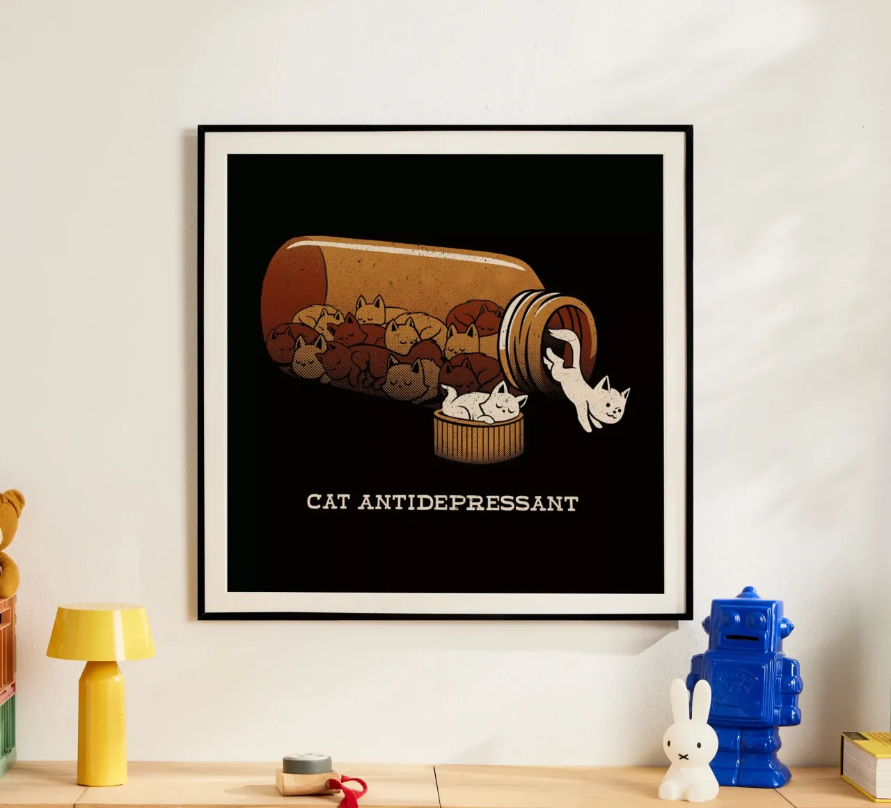Cat Antidepressant poster da Tobe Fonseca