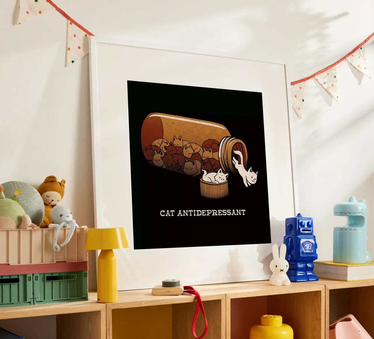 Cat Antidepressant poster da Tobe Fonseca