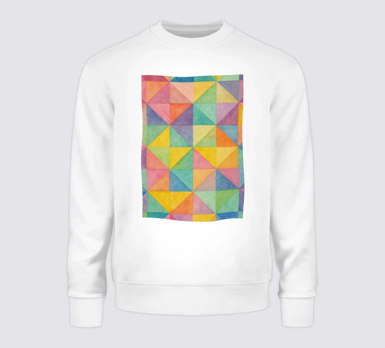 ligne géométrique abstraite en forme de triangle sweat de arkhanz
