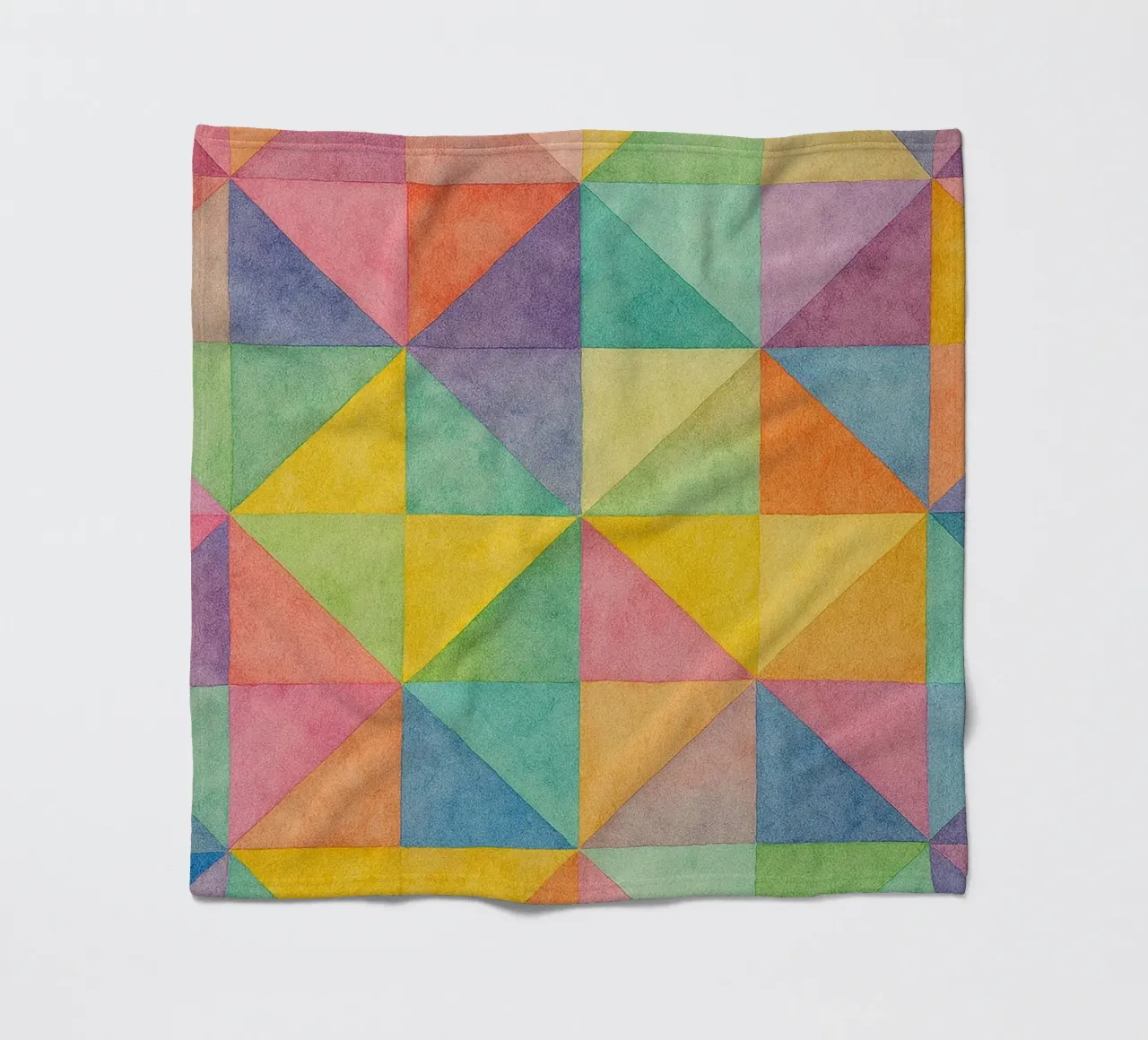 abstrakte geometrische Dreieckslinie Fleecedecke von arkhanz